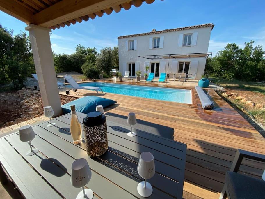 Villa Piscine - Gorges Du Verdon, Lac De Sainte-Croix Régusse Exteriér fotografie